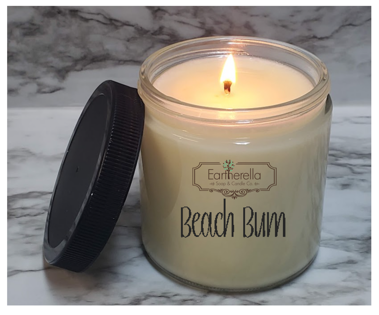 BEACH BUM Soy Candle jar