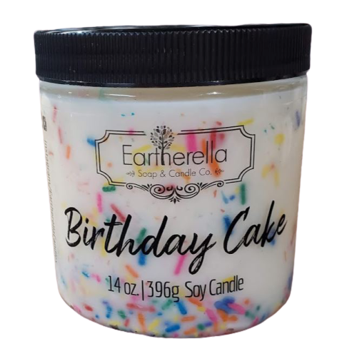
                  
                    BIRTHDAY CAKE w/SPRINKLES Soy Candle 14 oz jar
                  
                