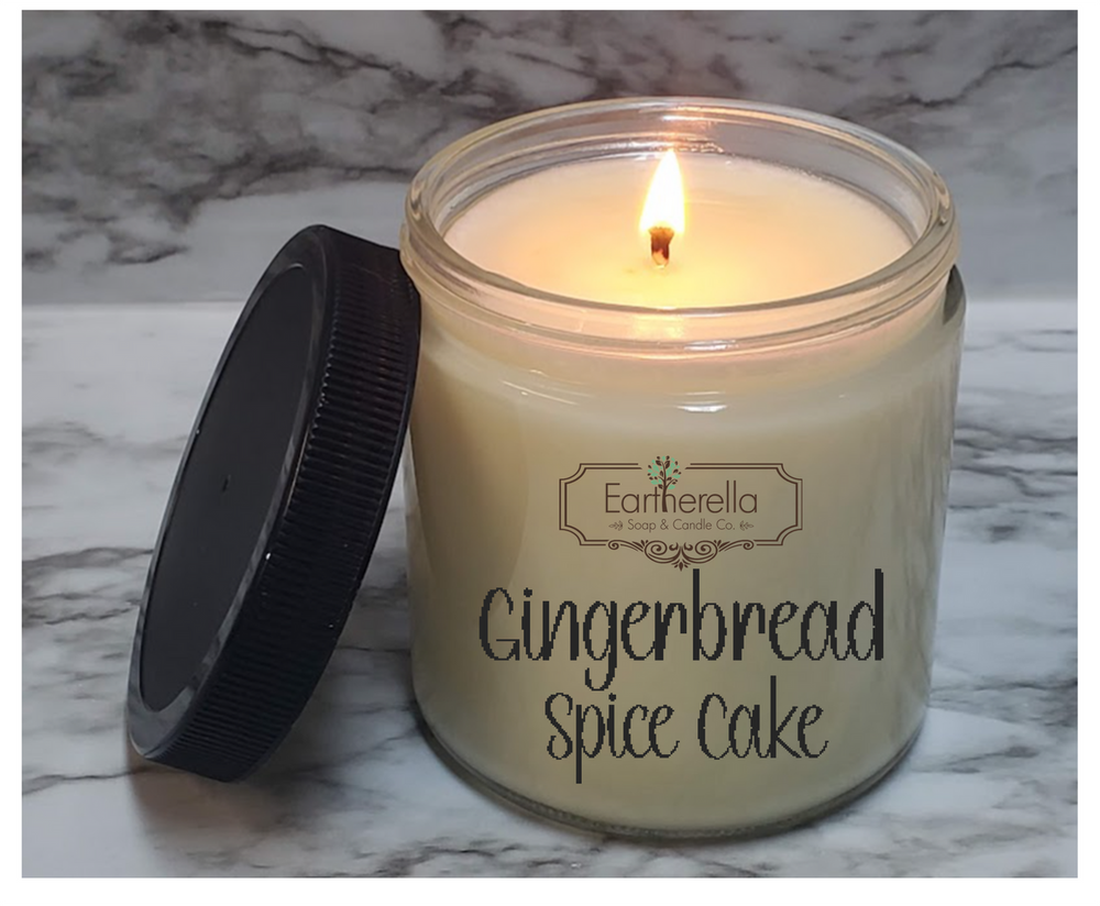 GINGERBREAD SPICE CAKE Soy Candle 14 oz jar