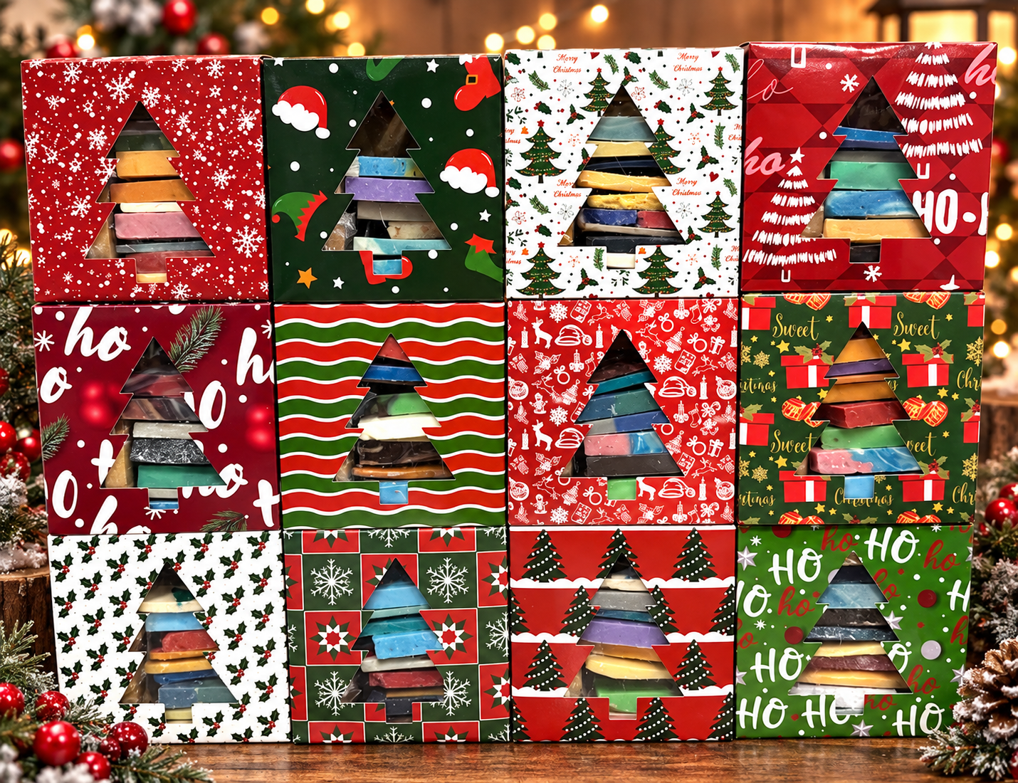 
                  
                    SOAP ENDS / SLIVERS Christmas Soap Box gift sets - 1 lb
                  
                