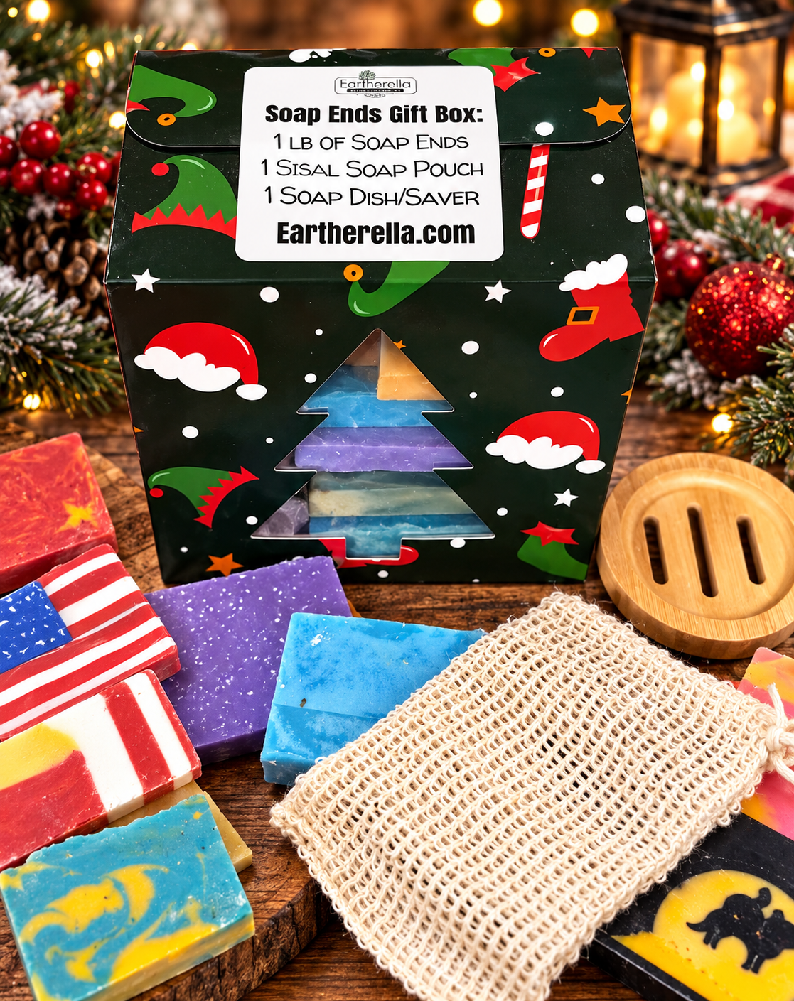
                  
                    SOAP ENDS / SLIVERS Christmas Soap Box gift sets - 1 lb
                  
                
