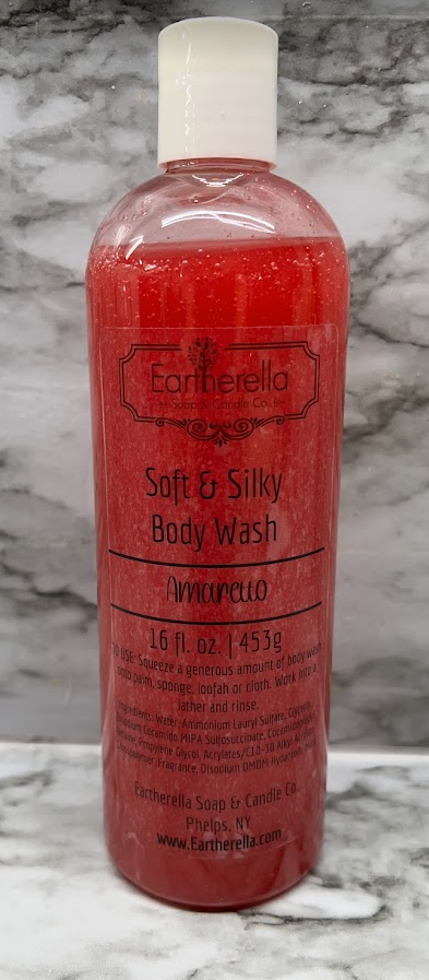 
                  
                    Soft & Silky AMARETTO Body Wash Shower Gel, 16 oz. VEGAN
                  
                