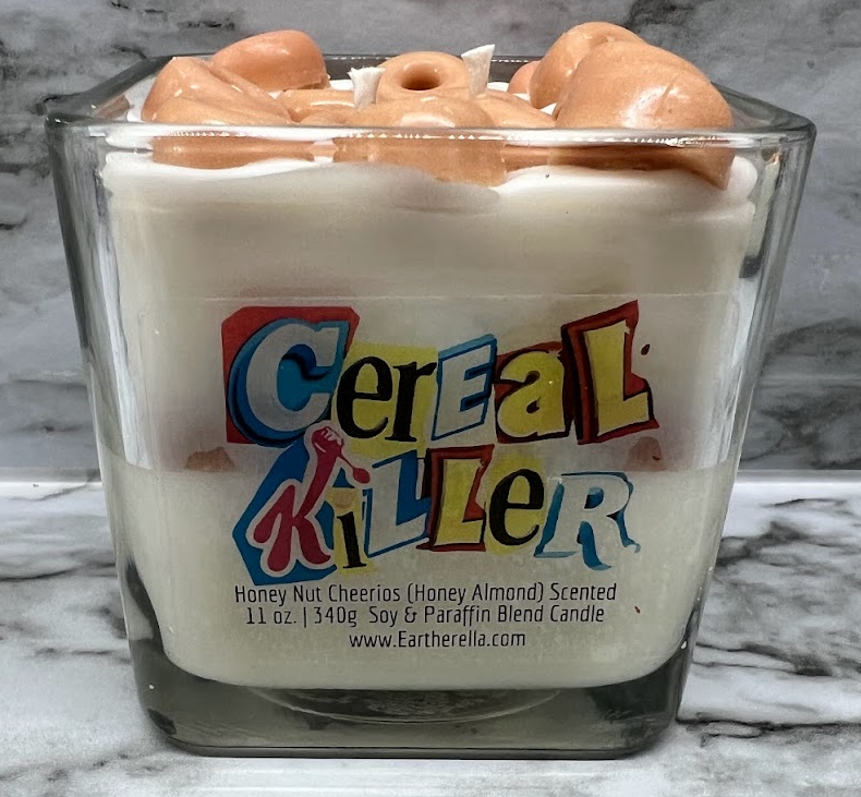 
                  
                    CEREAL KILLER: HONEY NUT CHEERIOS inspired candle | Honey Almond | 4 oz or  11 oz
                  
                