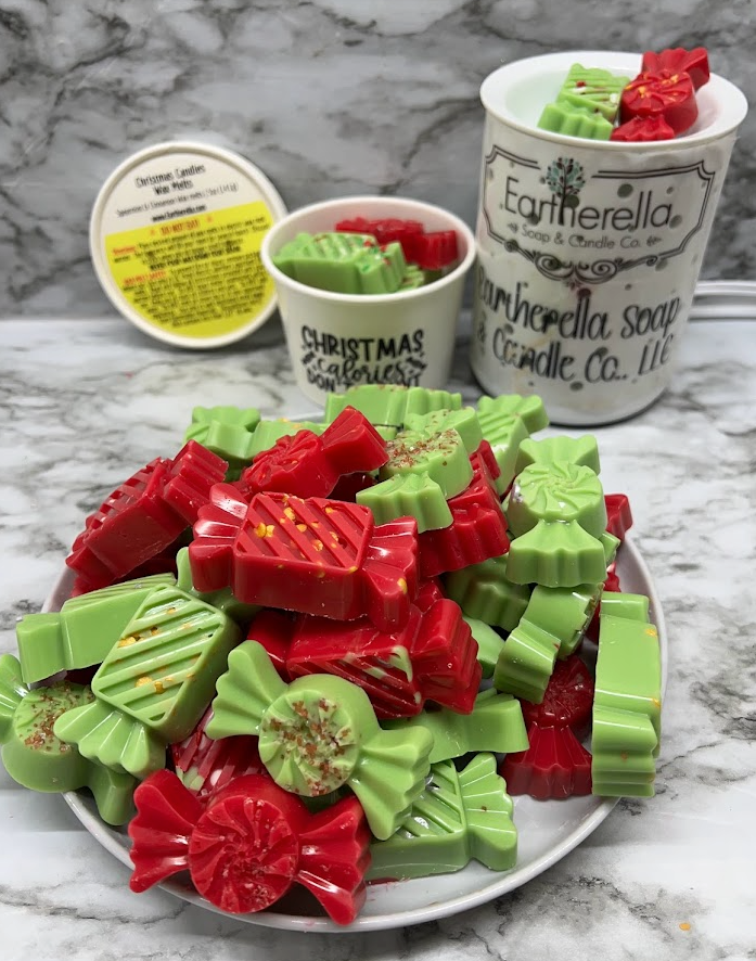 
                  
                    CHRISTMAS CANDIES CANDY Christmas wax melts | Spearmint | Cinnamon | 5 oz | 8 Melts
                  
                