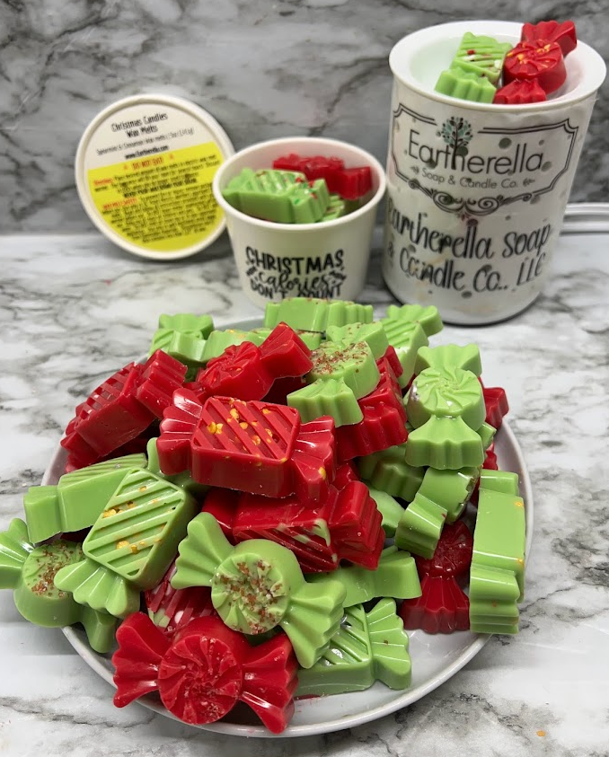 
                  
                    CHRISTMAS CANDIES CANDY Christmas wax melts | Spearmint | Cinnamon | 5 oz | 8 Melts
                  
                