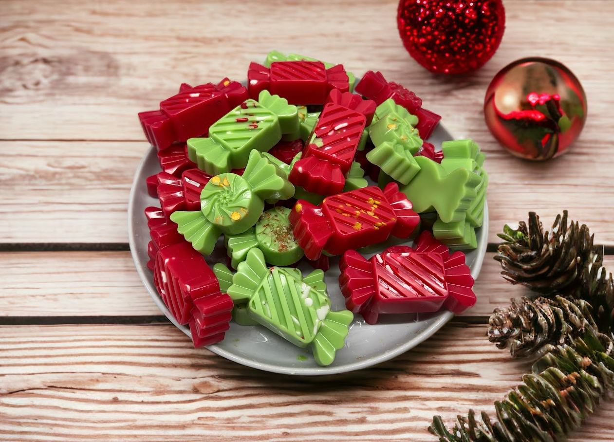 
                  
                    CHRISTMAS CANDIES CANDY Christmas wax melts | Spearmint | Cinnamon | 5 oz | 8 Melts
                  
                