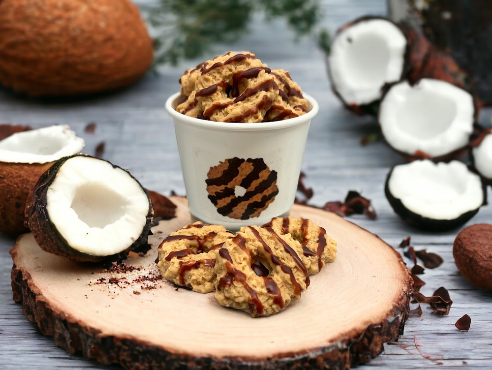 CARAMEL COCONUT striped cookie wax melts | Samoa Cookies | Fake Food