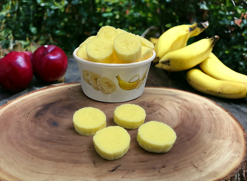 SLICED BANANAS Wax Melts | Wax Embeds for Candles | Fake Food | 3 oz