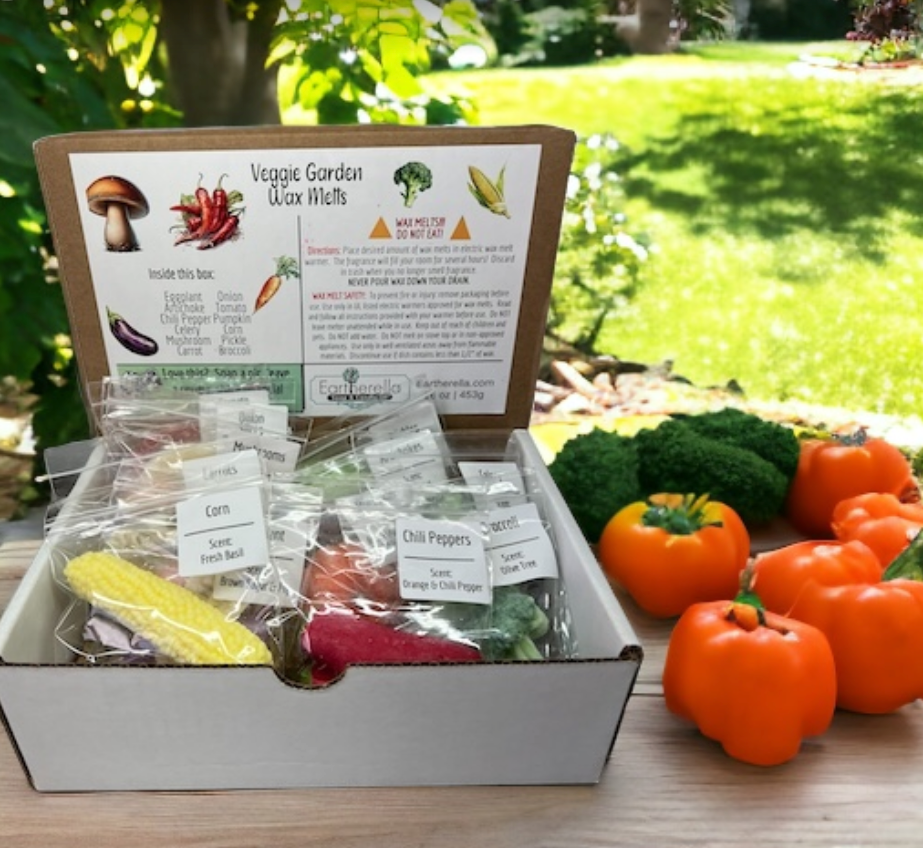 JUNE SUBSCRIPTION BOX: Veggie Garden | Fun shaped Wax Melts | 1 lb | 16 oz