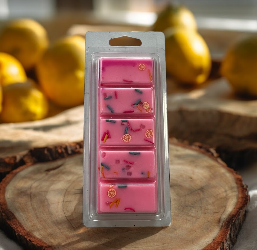 PINK LEMONADE scented Snap Bar Wax Melts 1.5 oz bar