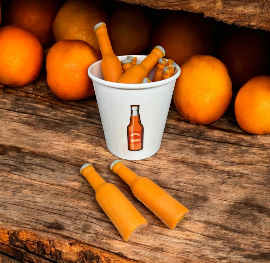 ORANGE SODA bottles wax melts | 8 melts | 5 oz