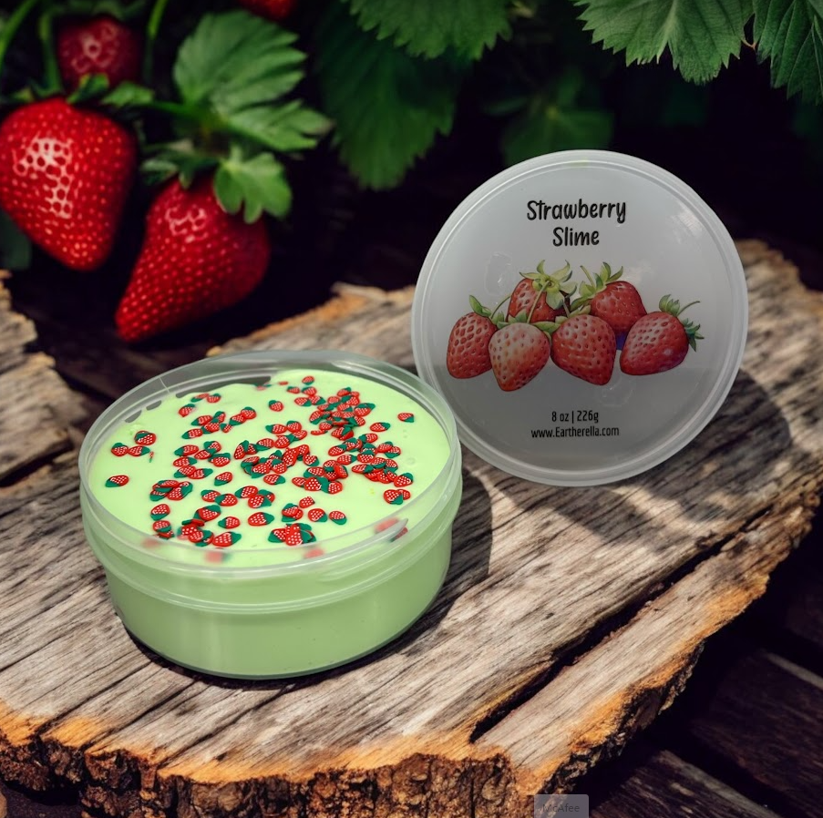 STRAWBERRY SLIME | Strawberry Scent | 8 oz