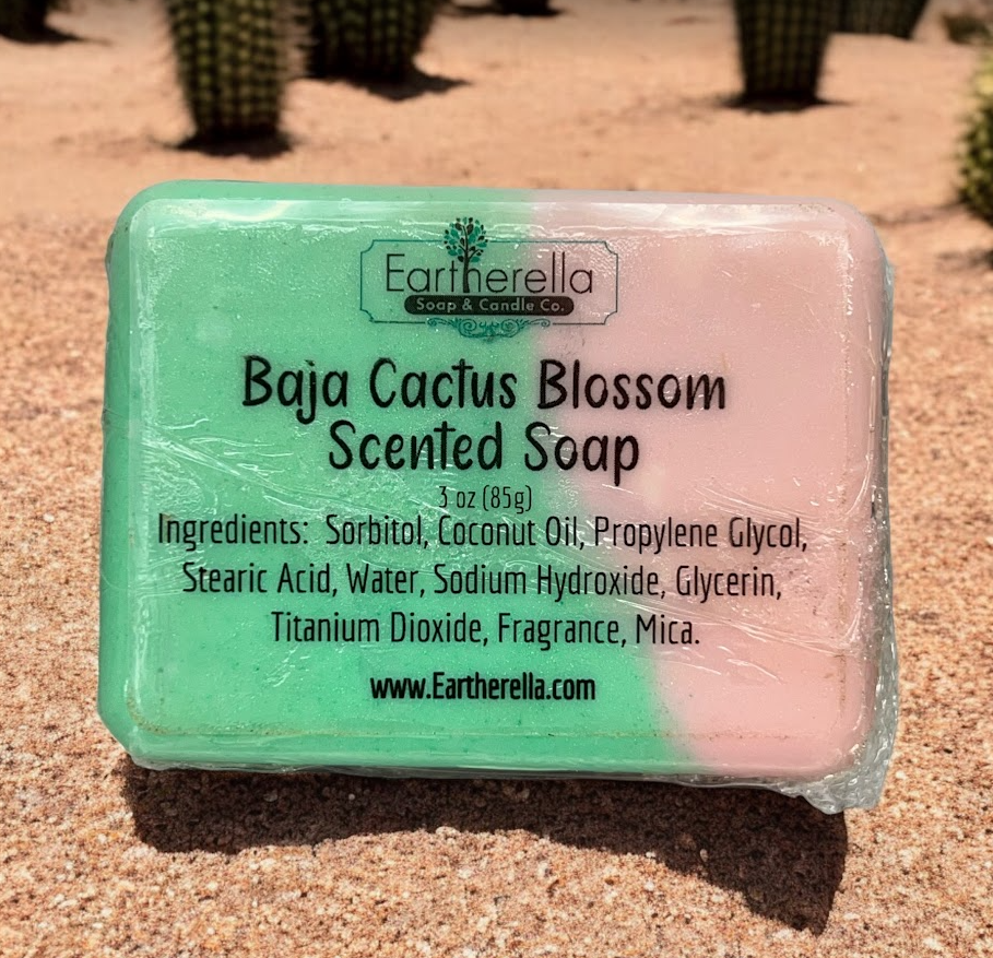 BAJA CACTUS BLOSSOM Soap BARS | Simply Soap | handmade artisan soap bar | 3 oz