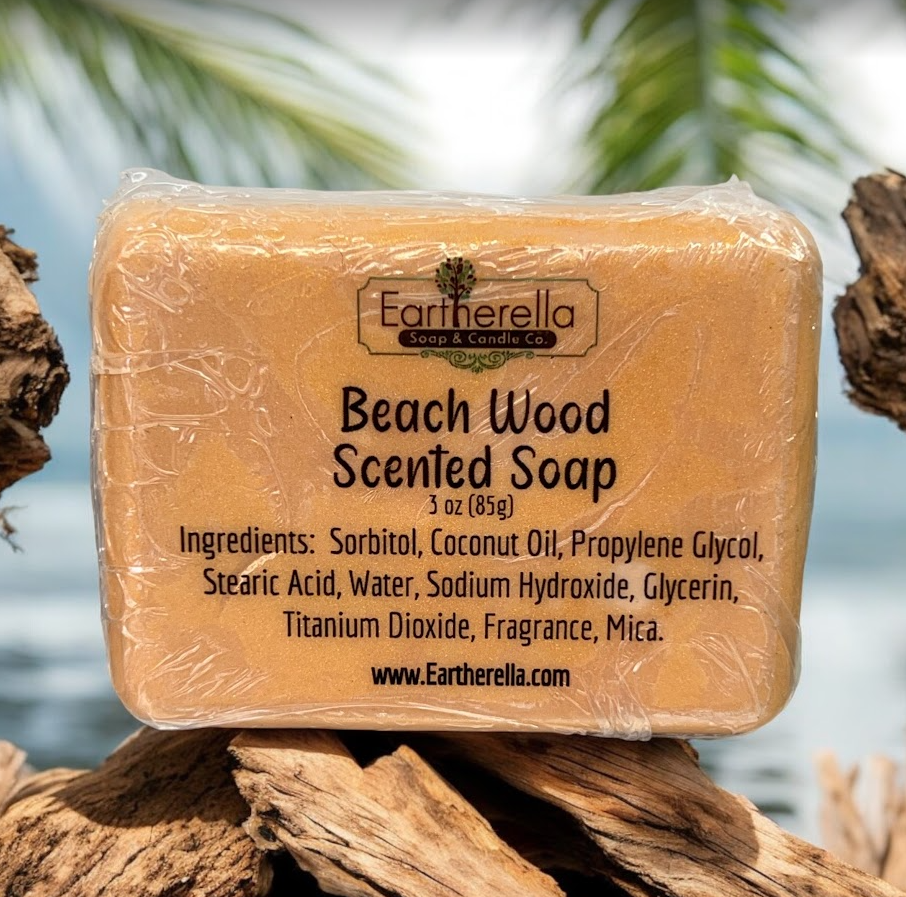 BEACH WOOD Soap BARS | Simply Soap | handmade artisan soap bar | 3 oz