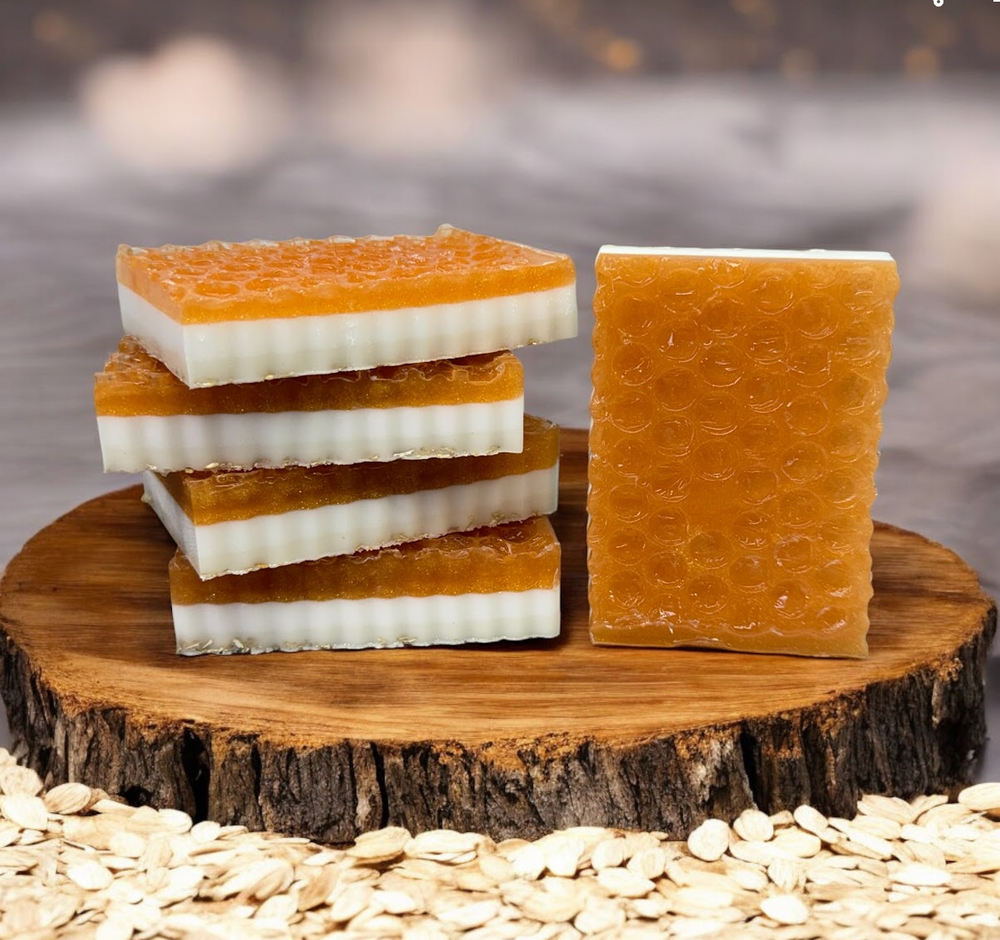 OATMEAL, MILK & HONEY | handmade artisan soap bar