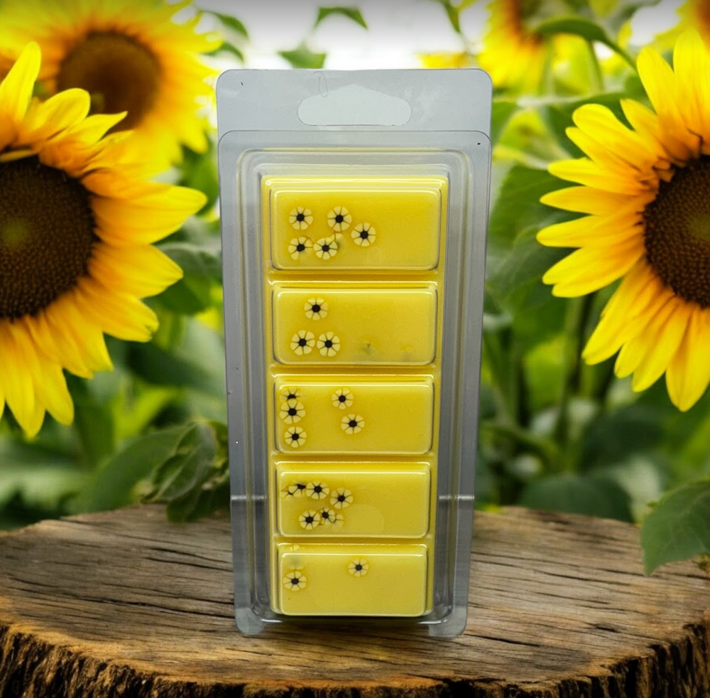 SUNFLOWER scented Snap Bar Wax Melts 1.5 oz bar