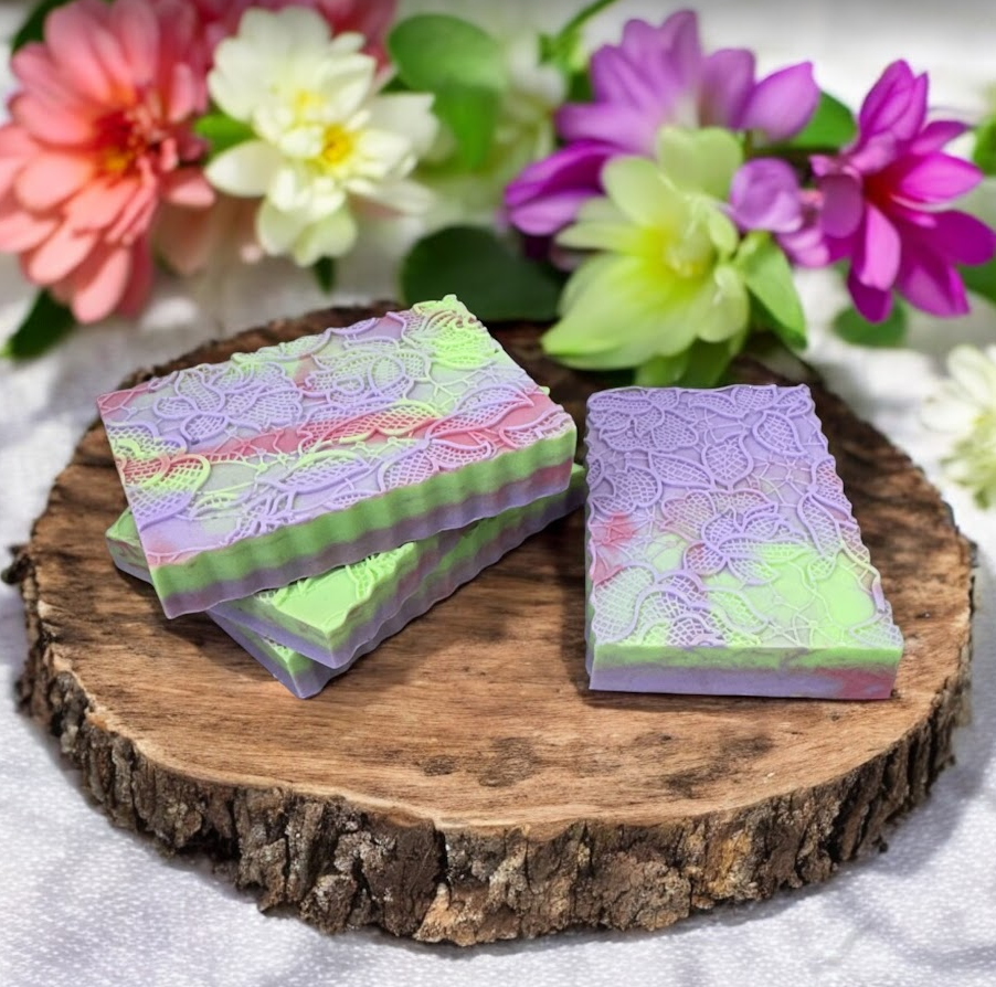 SPRING FLOWERS Soap BARS | handmade artisan soap bar | 3 oz