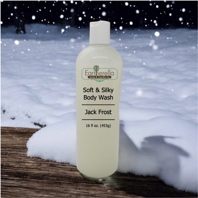 Soft & Silky JACK FROST Body Wash Shower Gel, 16 oz. VEGAN