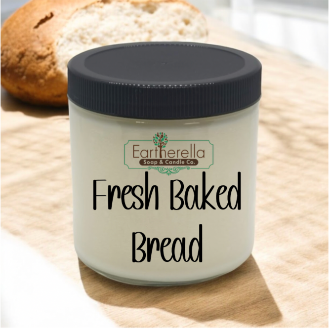 FRESH BAKED BREAD Soy Candle jar