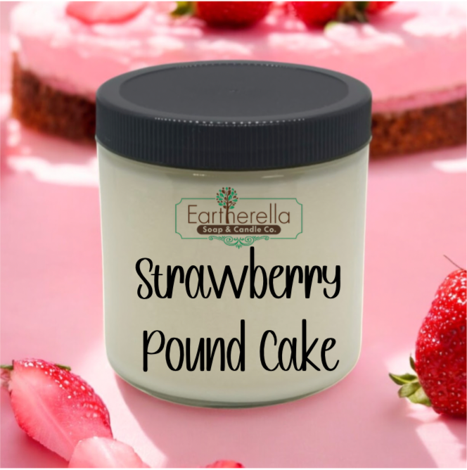 STRAWBERRY POUND CAKE soy candle