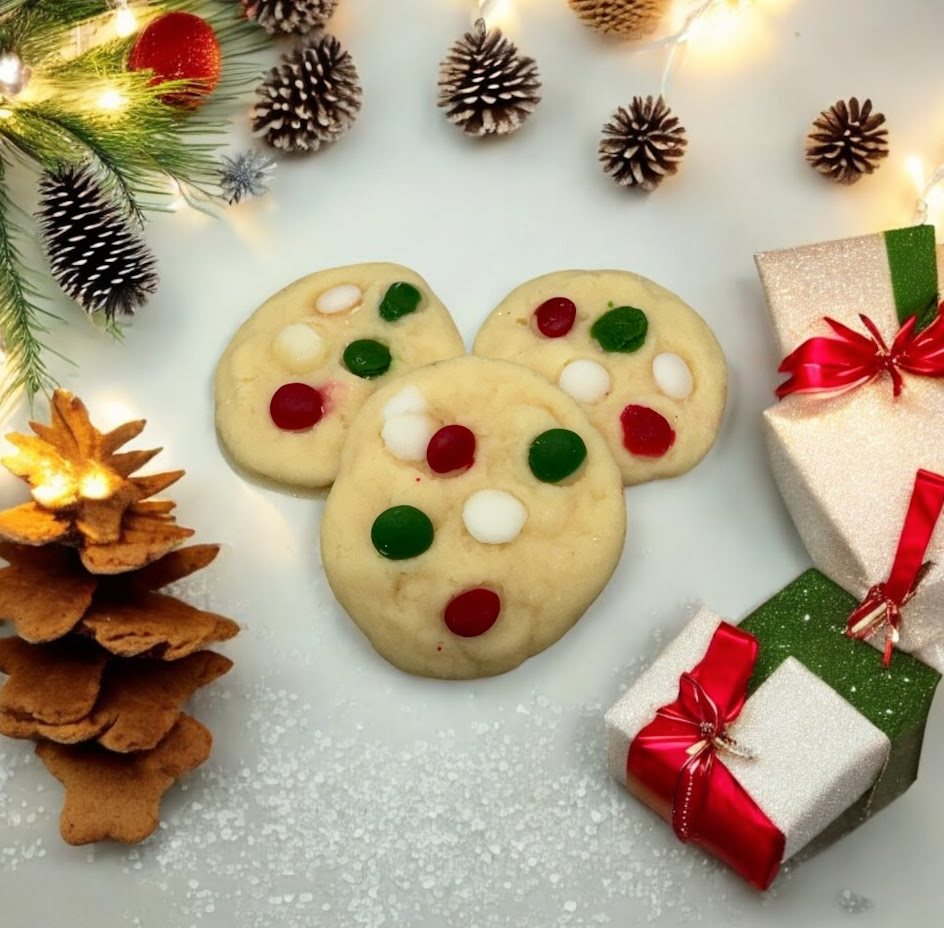 Christmas SUGAR COOKIES with candies Wax Melts | Fake Food | 4 cookies | 4.75 oz