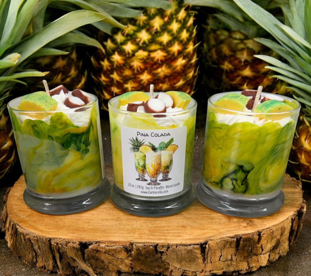 
                  
                    PINA COLADA Soy blend candle | Pineapple Coconut | 10 oz
                  
                