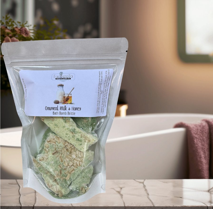 OATMEAL, MILK & HONEY Bath Bomb Brittle | 10 oz