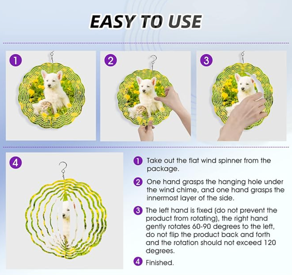 
                  
                    SUNFLOWER 8" wind spinner
                  
                