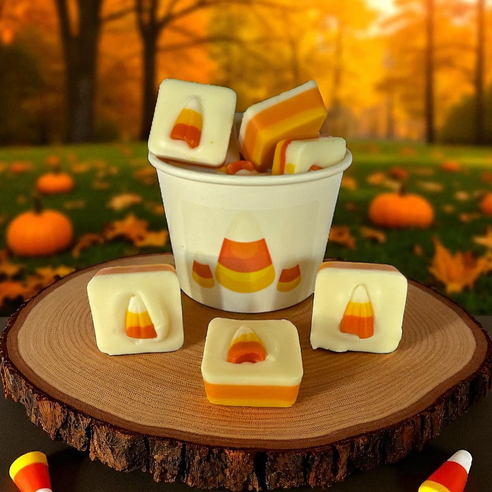 CANDY CORN BITES wax melts | 8 wax melts | 5.25 oz