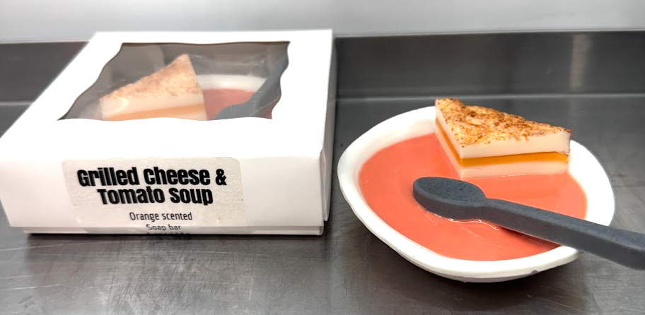
                  
                    GRILLED CHEESE and Tomato SOUP Soap Bar | Orange scent | 4 oz
                  
                