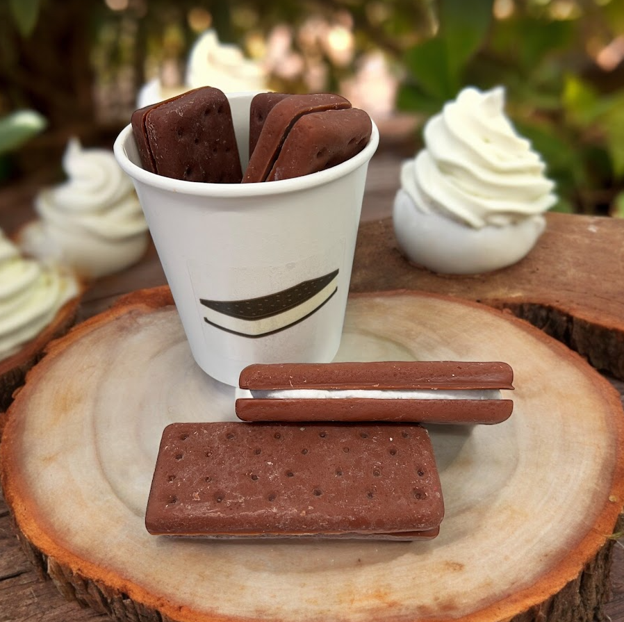 ICE CREAM SANDWICHES wax melts | Chocolate Brownies & Vanilla scent | 5 oz