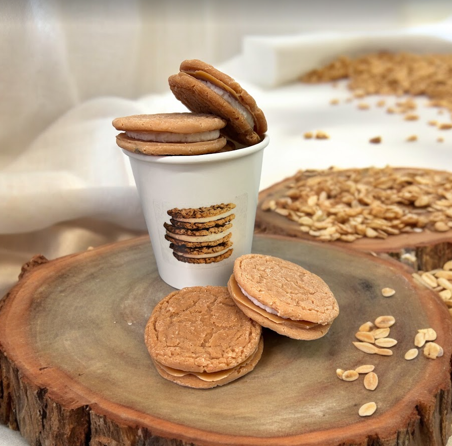 OATMEAL CREAM PIE cookies inspired Wax Melts | 4 Melts | 6.5 oz