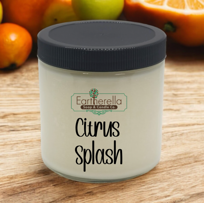 CITRUS SPLASH Soy Candle jar