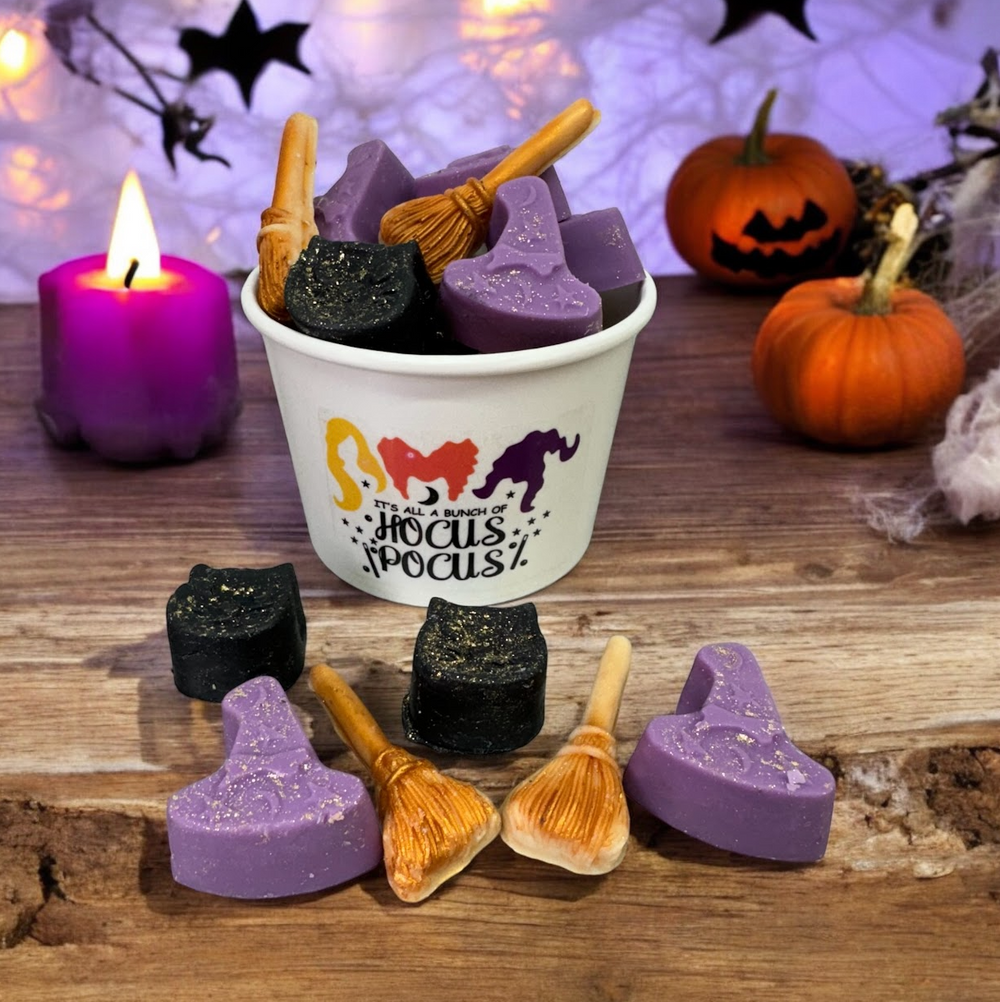 HOCUS POCUS inspired wax melts | Witch Hats, Broomsticks, Black Cats | 5 oz