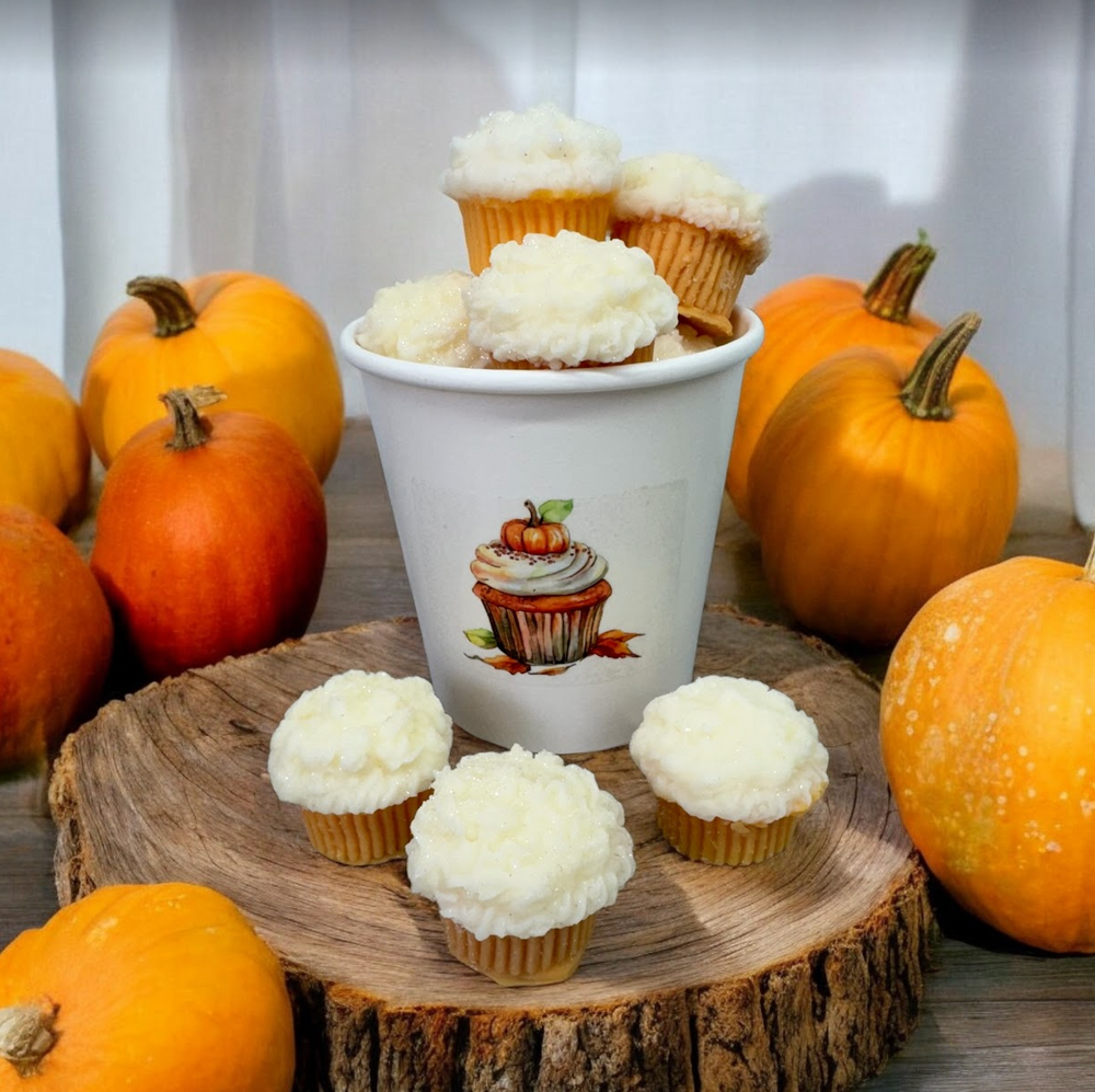 PUMPKIN CUPCAKES | Pumpkin Cake Buttercream scent | 6 Wax Melts | 5.25 oz