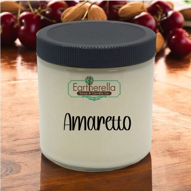 AMARETTO Soy Candle jar