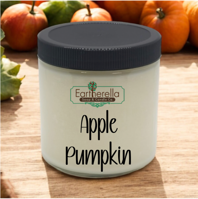 APPLE PUMPKIN Soy Candle jar