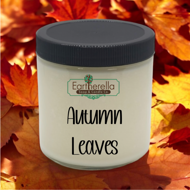 AUTUMN LEAVES Soy Candle jar