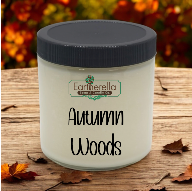 AUTUMN WOODS Soy Candle jar