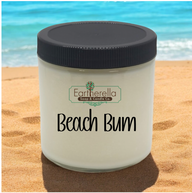 BEACH BUM Soy Candle jar