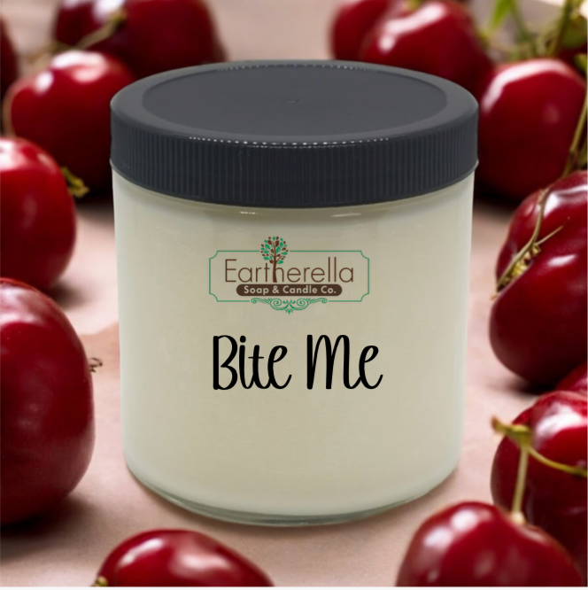 BITE ME Soy Candle jar | Vegan | Strong Cherry