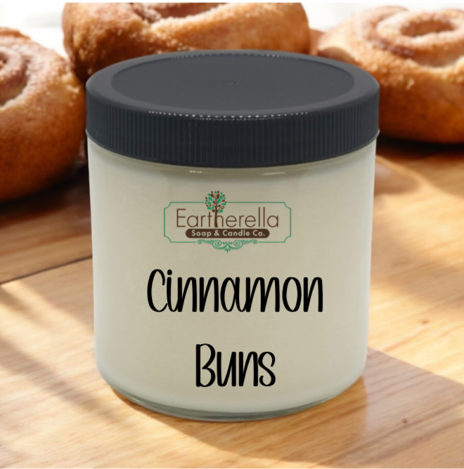 CINNAMON BUNS Soy Candle jar