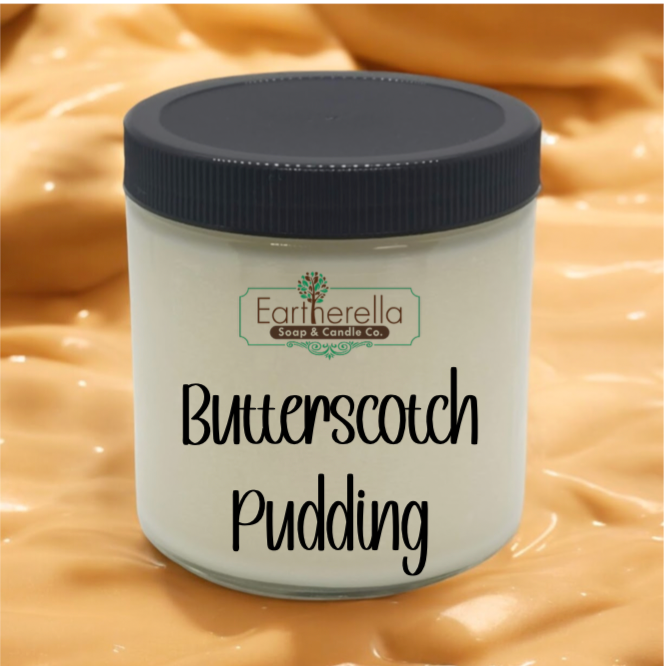 BUTTERSCOTCH PUDDING Soy Candle jar