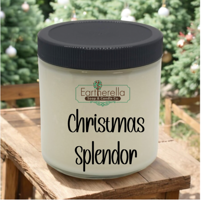 CHRISTMAS SPLENDOR Soy Candle jar