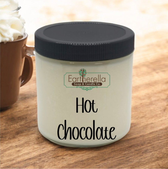 HOT CHOCOLATE Soy Candle jar