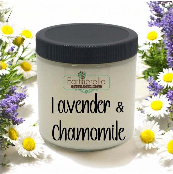 LAVENDER CHAMOMILE Soy Candle jar