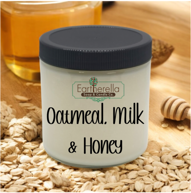 OATMEAL MILK & HONEY Soy Wax Jar Candle