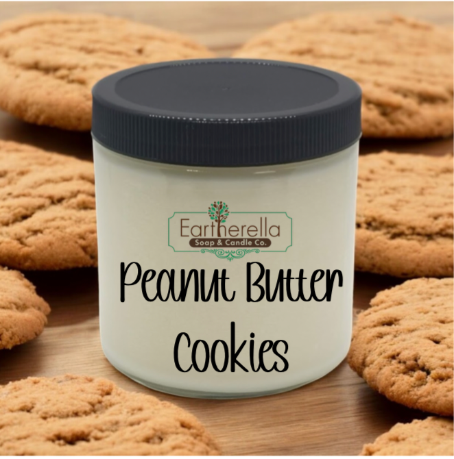 PEANUT BUTTER COOKIES Soy Candle jar