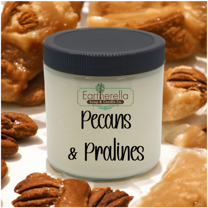 PECANS & PRALINES Soy Candle jar