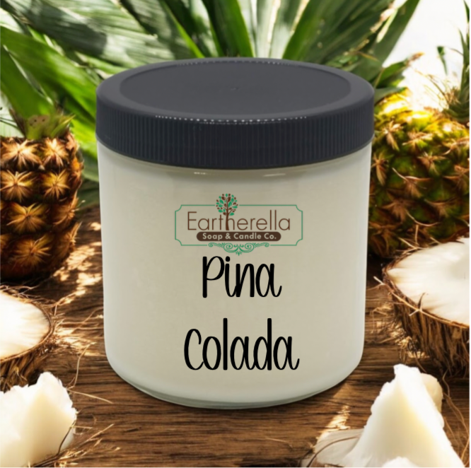 PINA COLADA Soy Candle jar